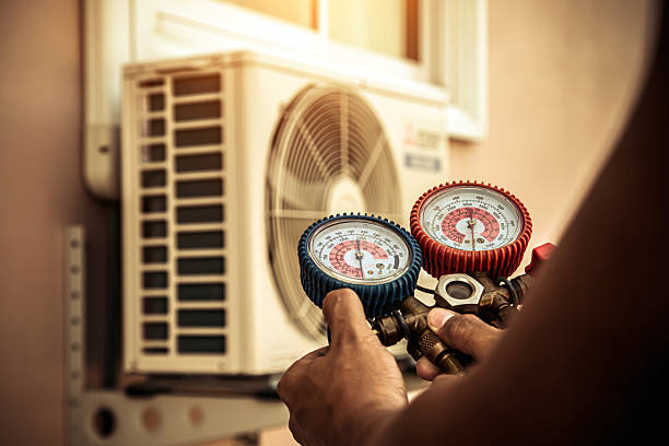 Professional Ac Installation technician working in Culver, IN
